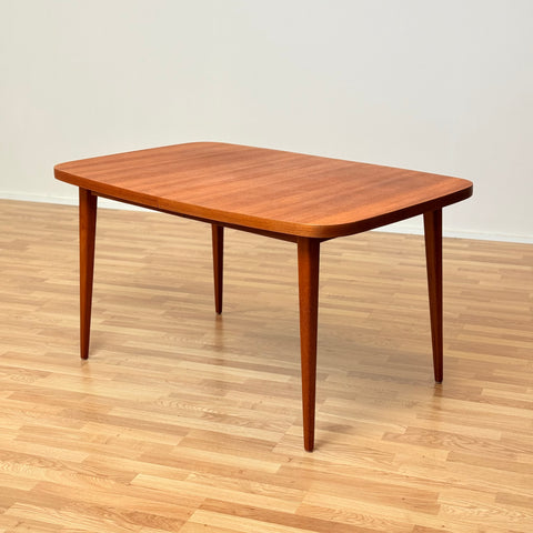 Swedish dining table in teak