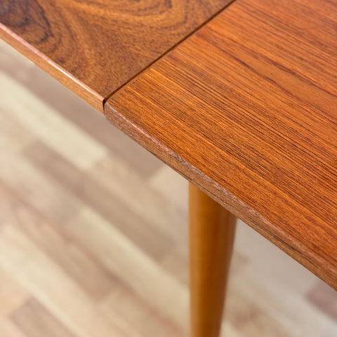 Danish rectangular dining table in teak