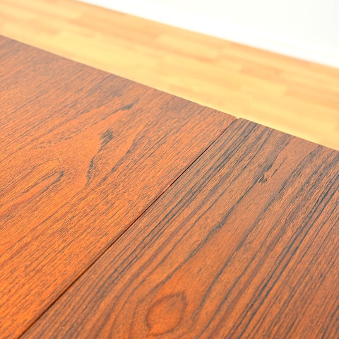 Swedish rectangular dining table in teak