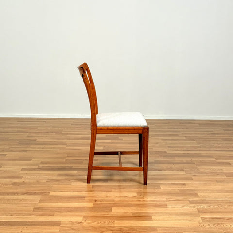 Swedish dining chairs in walnut by Svante Skogh