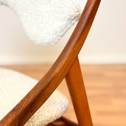 Danish set of 6 dining chairs in walnut