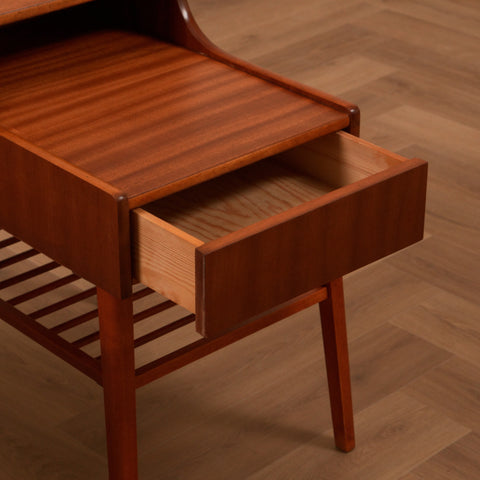 Swedish bedside tables in mahogany