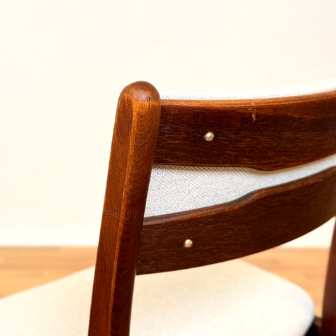 Danish dining chairs in beech & oak by Findahl