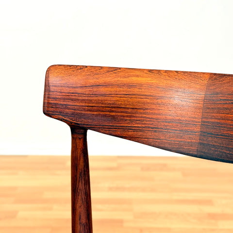 Danish dining chairs in Santos rosewood by Knud Færch