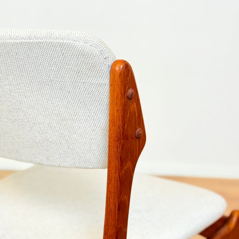 Danish set of 4 dining chairs by Erik Buch for O.D. Møbler