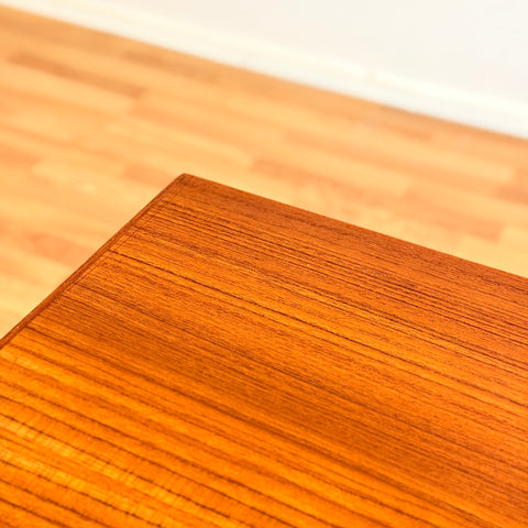 Danish rectangular dining table in teak