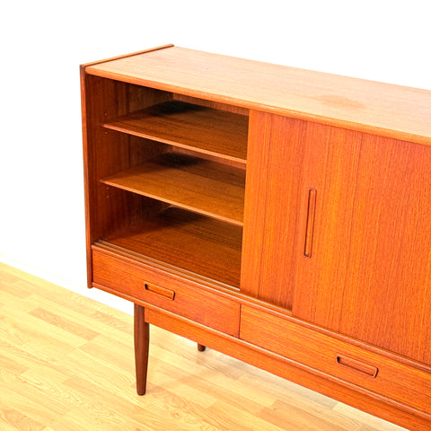 Danish highboard in teak