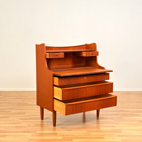 Danish secretary desk in teak