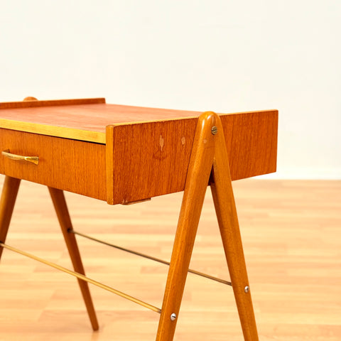 Swedish bedside tables in teak
