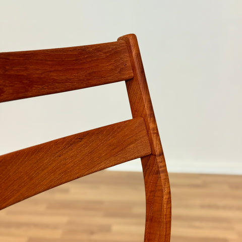 Swedish dining chairs in teak by Ulferts
