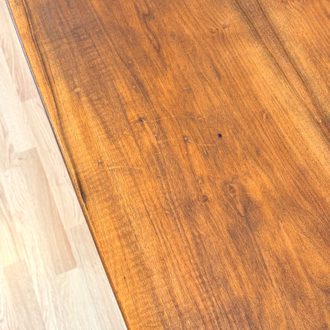 Danish dining table in walnut & teak