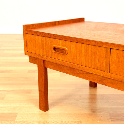 Swedish side table in teak