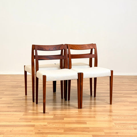 Swedish set of 4 dining chairs "Garmi" by Troeds