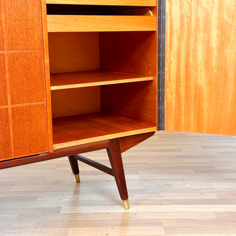 Swedish sideboard in teak by AB Tabergsmöbler, Småland