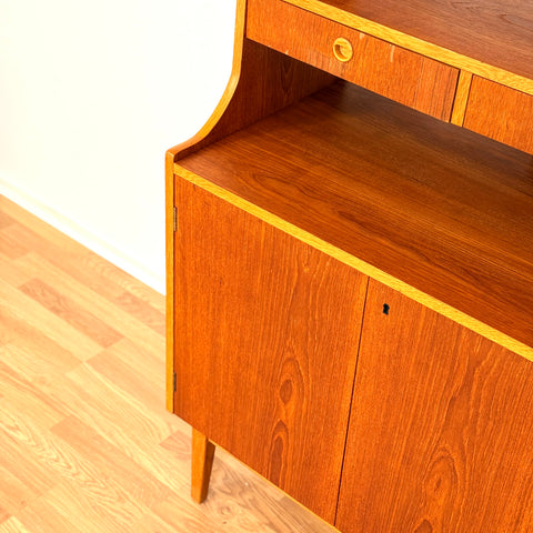 Swedish bookshelf in teak
