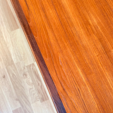 Dining table in teak & walnut, 1950s-60s, Denmark