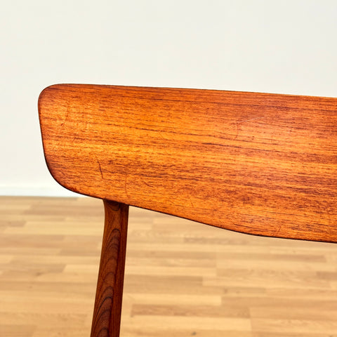 Danish set of 6 dining chairs in teak by Schiønning & Elgaard