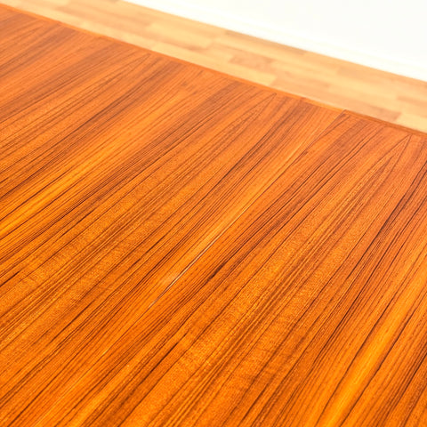 Large round dining table model 62 in teak by Henning Kjærnulf & Erling Torvits for Sorø Stolefabrik