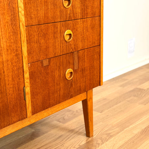 Swedish bookshelf in teak