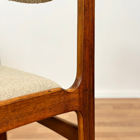 Dining chairs in teak by Erik Buch