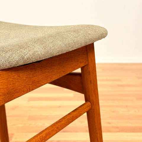 Danish dining chairs in teak & oak by Farstrup