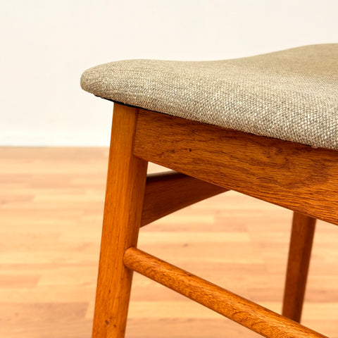 Danish dining chairs in teak & oak by Farstrup