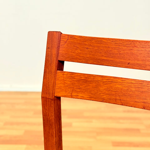 Danish set of 8 dining chairs in teak by N.O. Møller, model 404