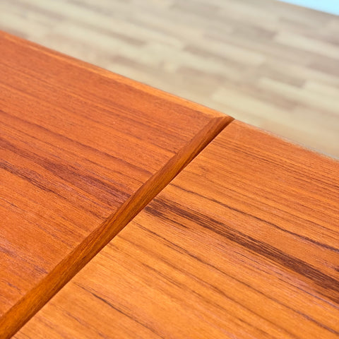 Danish rectangular dining table in teak