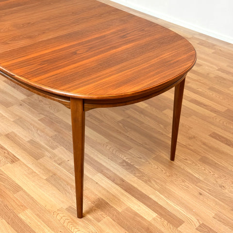 Oval dining table in teak by Svante Skogh, 1950-60s, Sweden