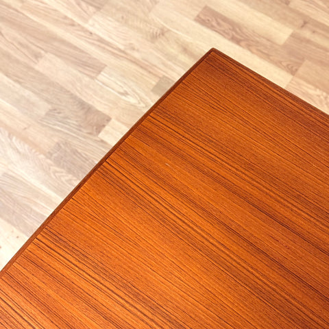 Danish rectangular dining table in teak