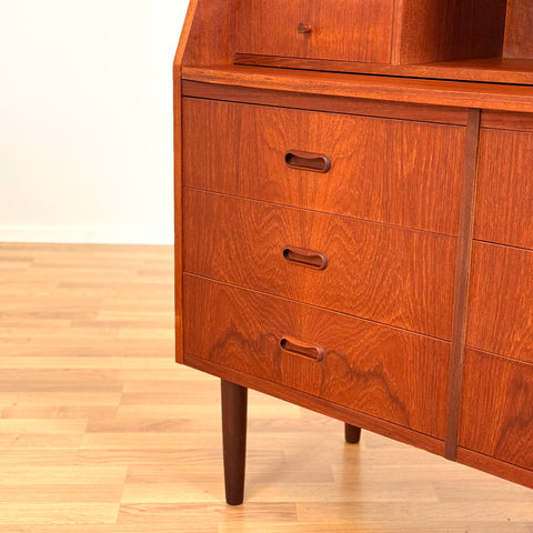 Danish secretary desk in teak