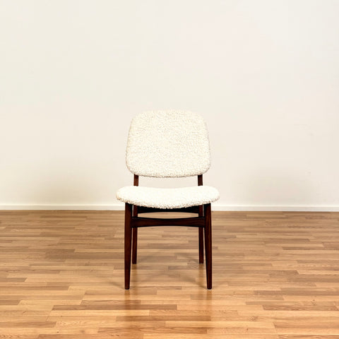 Danish set of 6 dining chairs in teak
