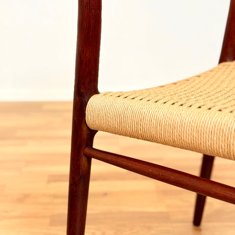 Danish set of 4 dining chairs 'model 75' by Niels O. Moller