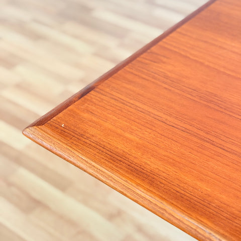 Danish rectangular dining table in teak