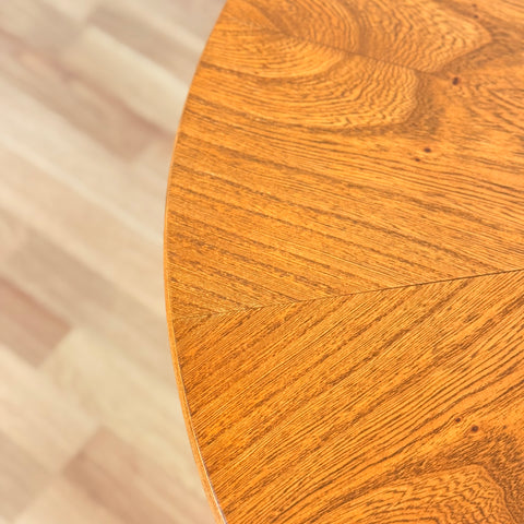 Round coffee table in teak & elm, 1950s-60s, Denmark