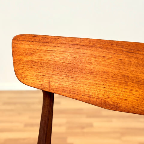 Danish set of 6 dining chairs in teak by Schiønning & Elgaard