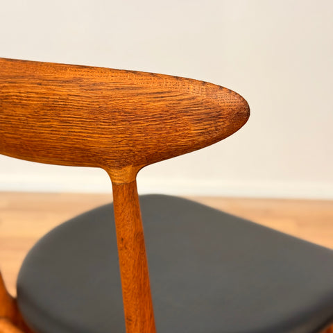 Set of 4 chairs in oak & teak, model Skagen by Kurt Ostervig, 1950s-60s, Denmark