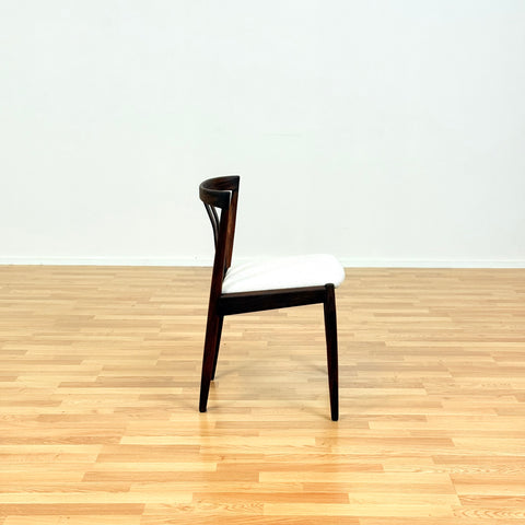 Swedish set of 2 dining chairs in walnut by Kai Kristiansen for IKEA, model "Turku"