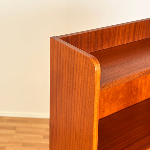 Bookshelf in mahogany by Carlström & co., 1950s-60s, Bjärnum, Sweden