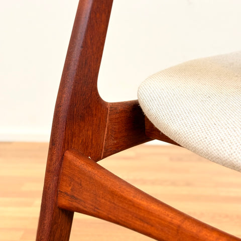 Set of 4 dining chairs in teak by P. E. Jorgensen, 1950s-60s, Denmark