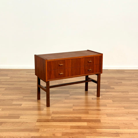Swedish side table in teak
