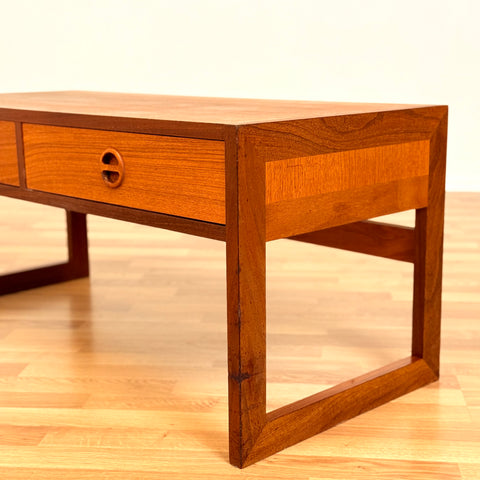 Swedish side table in teak by Arne Wahl Iversen for IKEA