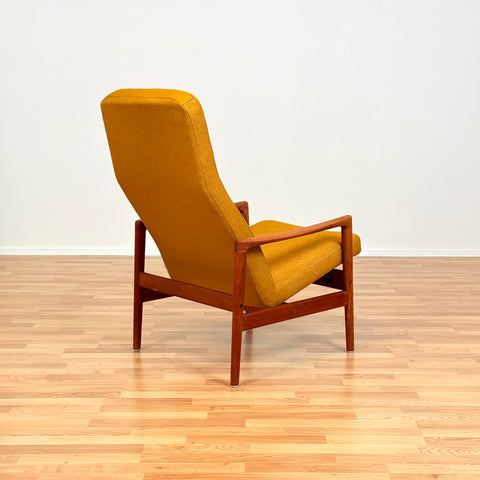 Swedish armchair in teak by DUX