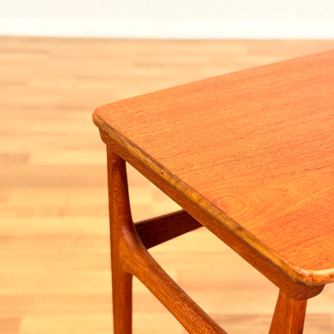 Danish set of nest of tables in teak by Erling Torvits