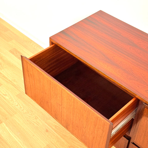 Danish sideboard in Santos rosewood by Omann Jun A/S, model 'nr.2'