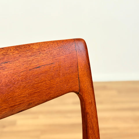Swedish dining chairs in teak by Svegards Markaryd