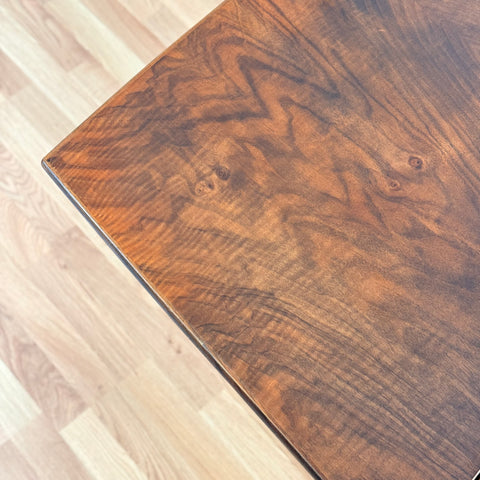 Danish dining table in walnut & teak