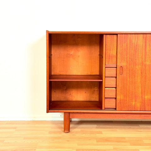 Danish highboard in teak