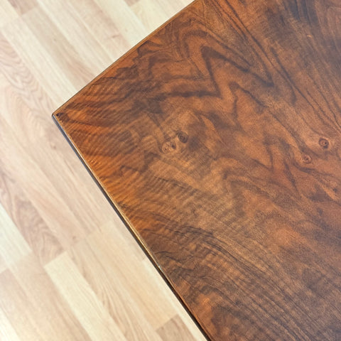 Danish dining table in walnut & teak