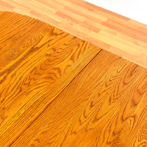 Swedish oval dining table in oak by Hans K, model “Inzel”